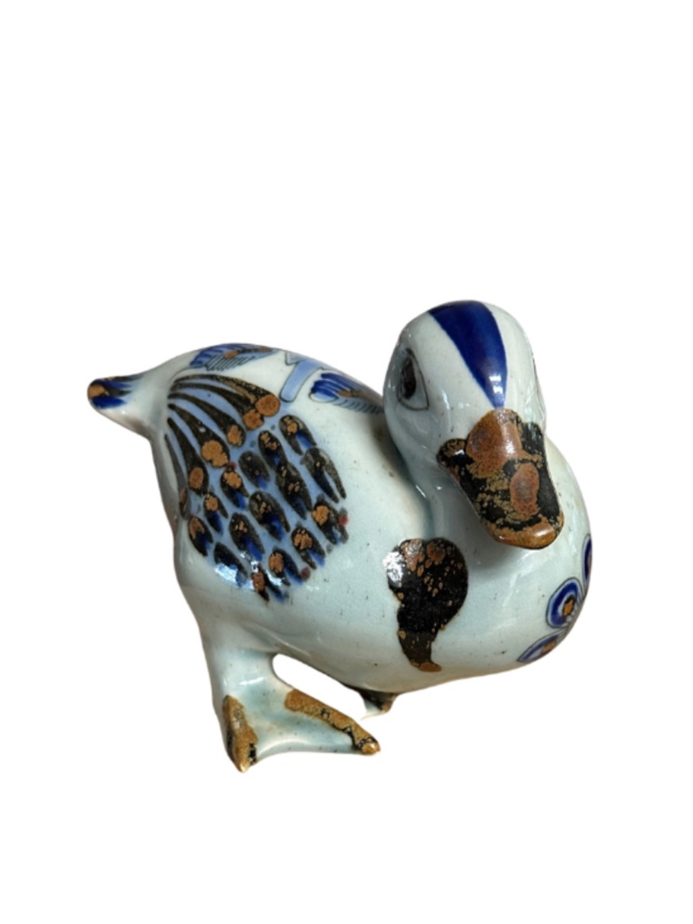 Vintage El Palomar Mexico Pato Grande Duck 11” Tonala Ken Edwards Stoneware